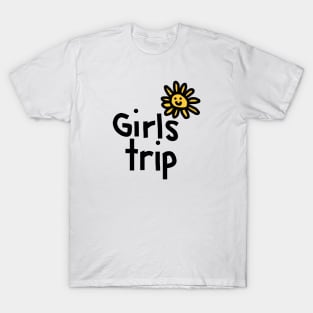 Girls Trip with Daisy Flower T-Shirt